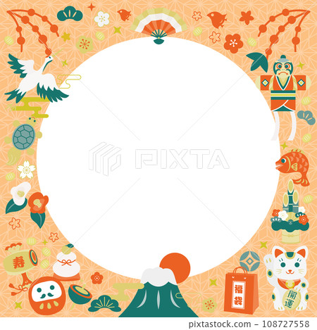 新年框架圖廣場 新年框架圖廣場 108727558