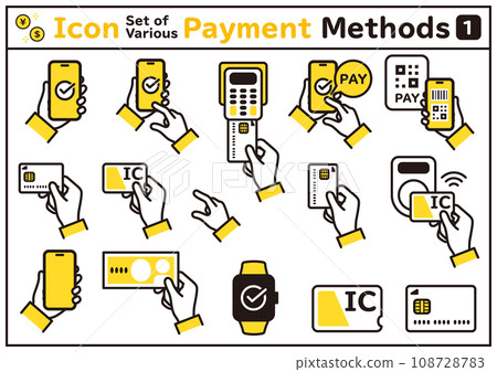 各種付款方式的簡單圖示集 01 108728783