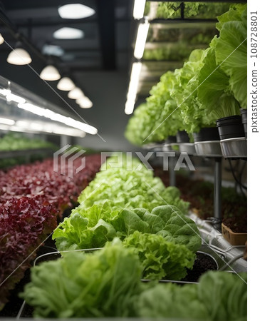 Organic hydroponic vegetable cultivation farm Organic hydroponic vegetable cultivation farm 108728801