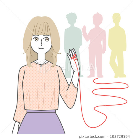 A woman searching for her soul mate A woman searching for her soul mate 108729594