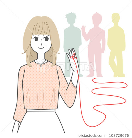 A woman searching for her soul mate 108729676