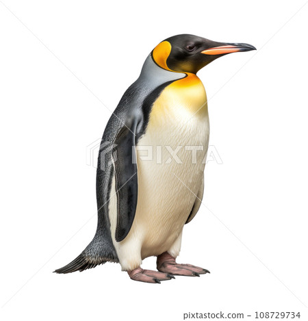 a penguin isolated 108729734