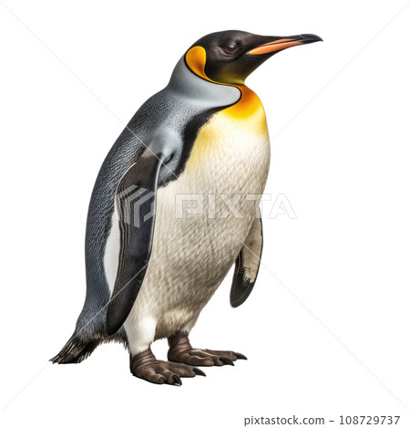 a penguin isolated 108729737