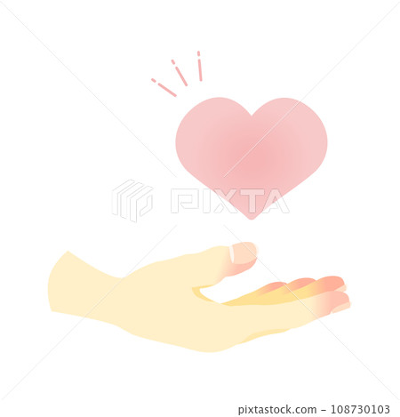 one hand and heart one hand and heart 108730103