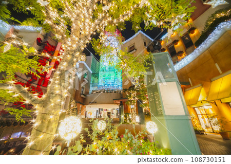Kawasaki's commercial complex "Lacittadella" - Illuminations illuminating the city [Kawasaki City, Kanagawa Prefecture] 108730151