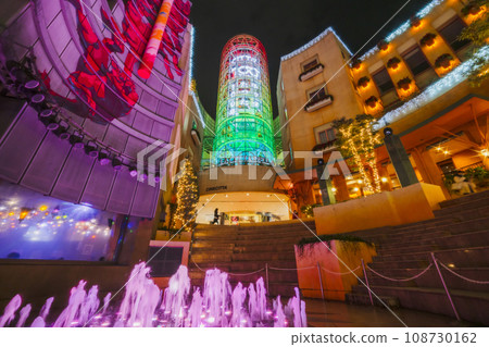 Kawasaki's commercial complex "Lacittadella" - Illuminations illuminating the city [Kawasaki City, Kanagawa Prefecture] 108730162
