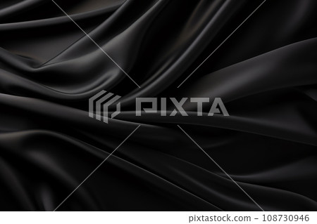 Black Luxury Fabric Background Texture 108730946
