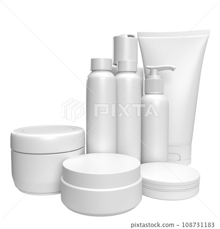 The Cosmetics Package for beauty or skin care concept 3d rendering. 108731183