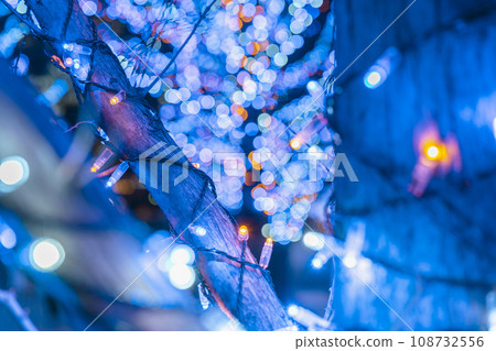 Beautiful blue illumination 108732556
