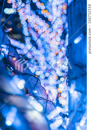 Beautiful blue illumination Beautiful blue illumination 108732558