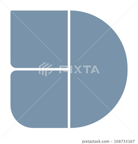 Abstract template frame collage board art bauhaus for text. Contemporary design for social media, flyers, invitations, cards, posters, interior decor. Minimalist geometric line shapes vector 108733167