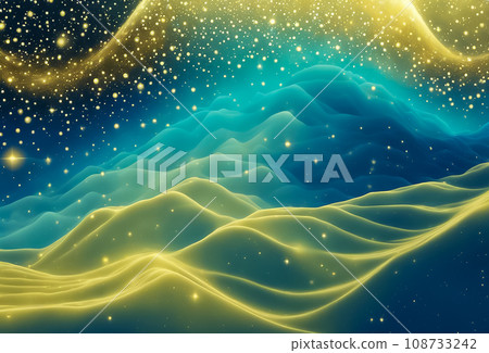 Abstract polka dot and wave pattern background material Abstract polka dot and wave pattern background material 108733242