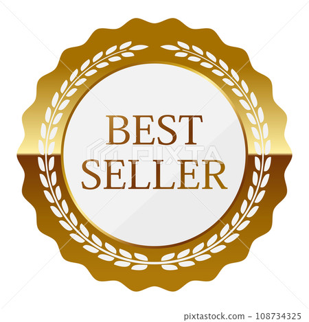 Luxury best-selling emblem white & gold Luxury best-selling emblem white & gold 108734325