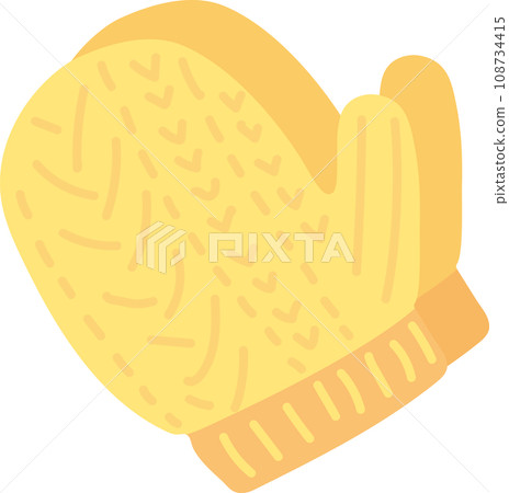 yellow gloves_mittens 108734415