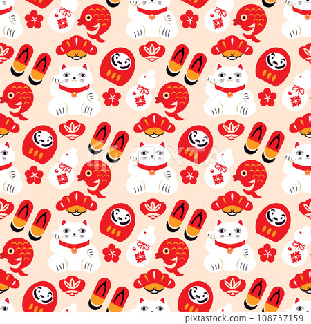 Maneki-neko pattern 26 108737159