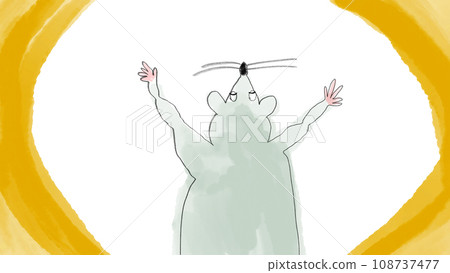 happy mouse 108737477