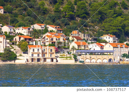 Adriatic town by the sea, Montenegro, Kotor Bay 108737517