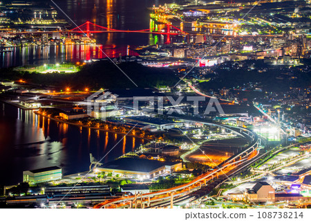 福岡縣北九州市，從佐倉山看夜景 108738214