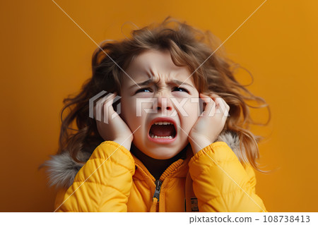 Emotional Turmoil A Young Girl Expressing Stress and Sorrow, Shedding Tears Over Childhood Struggles. created with Generative AI Emotional Turmoil A Young Girl Expressing Stress and Sorrow, Shedding Tears Over Childhood Struggles. created with Generative AI 108738413
