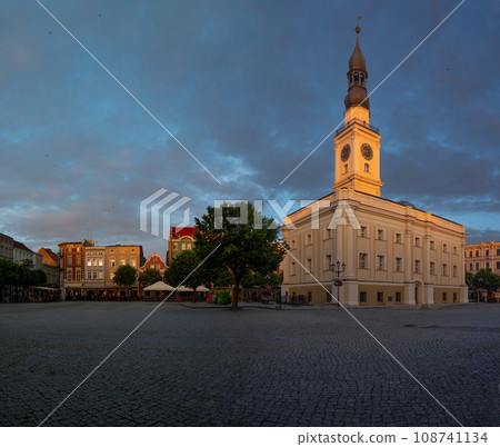 Leszno City hall at evening. Leszno, Greater Poland, Poland 108741134