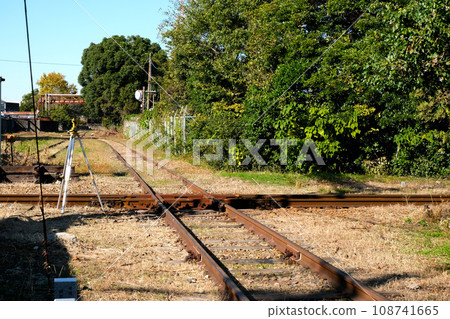 Nagoya City, Aichi Prefecture_Meitetsu Chikko Line Diamond Crossing 8_2023_October 108741665