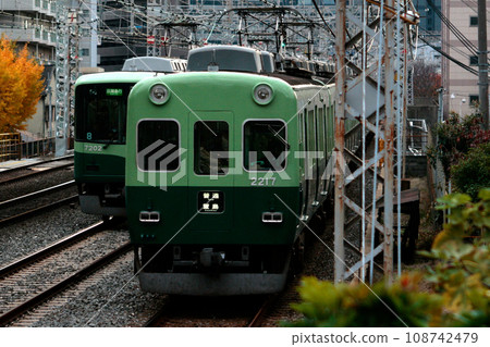 [KH] Keihan Main Line 2200 series (7-car train at each stop: Yodoyabashi ⇔ Kayashima) 108742479
