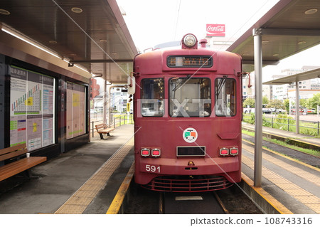 Kochi tram Tosaden Kotsu Kochi Station Kochi tram Tosaden Kotsu Kochi Station 108743316
