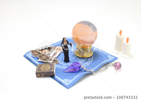 divination and wicca concept. Mystic and vintage background 108743332