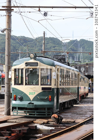 Kochi Tram Tosaden Kotsu Pier Depot Kochi Tram Tosaden Kotsu Pier Depot 108743341