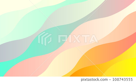 淡色調波浪幾何圖案背景 108743555