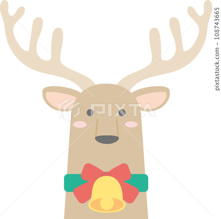 Christmas pattern icon_Reindeer inspired by Christmas Christmas pattern icon_Reindeer inspired by Christmas 108743665