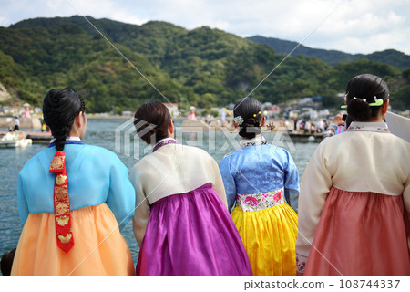 Shimokamagari, Kure City, Hiroshima Prefecture, Joseon Tsushin Envoy reenactment procession event 108744337