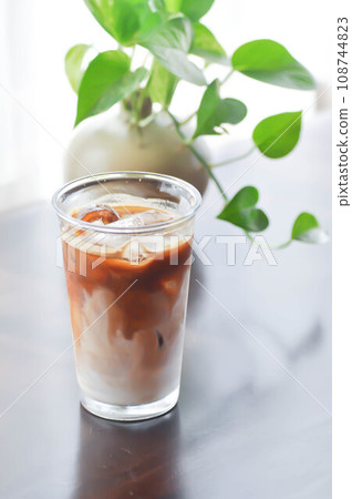 coffee, iced coffee or iced latte coffee 108744823