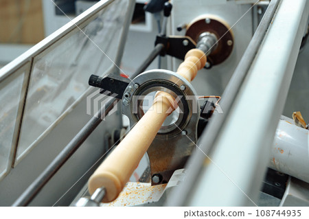 Process of making balusters from wood in furniture manufacture Process of making balusters from wood in furniture manufacture 108744935