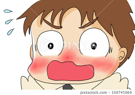 man turning red 108745869