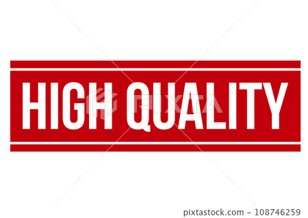 High Quality Rubber Stamp Seal Vector Illustration High Quality Rubber Stamp Seal Vector Illustration 108746259