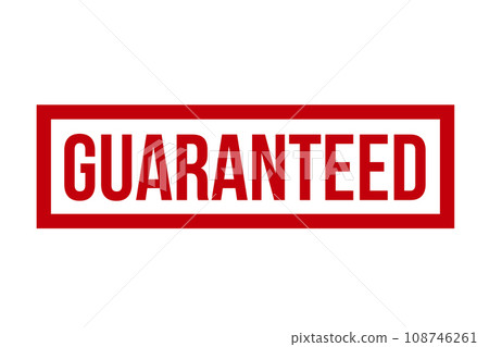 Guaranteed Rubber Stamp Seal Guaranteed Rubber Stamp Seal 108746261
