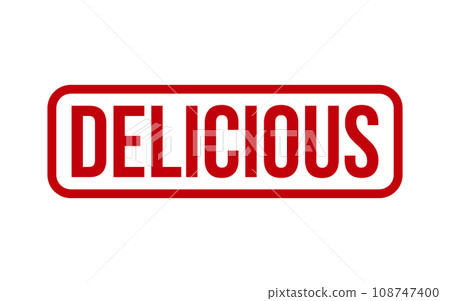Delicious Rubber Stamp Seal Vector Delicious Rubber Stamp Seal Vector 108747400