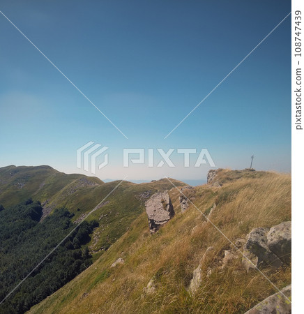 trail in the mountains, italy, summer mountain climbing italy 108747439