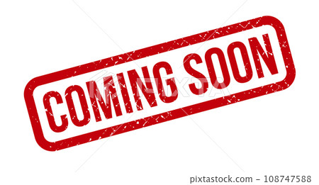 Coming Soon Rubber Grunge Stamp Seal Coming Soon Rubber Grunge Stamp Seal 108747588