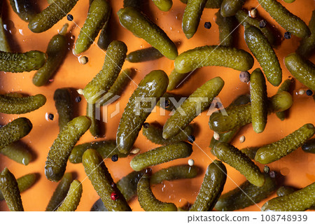 Flying pickles (gherkins) 108748939