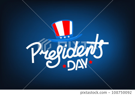 Presidents day greeting card. Vector illustration Presidents day greeting card. Vector illustration 108750092