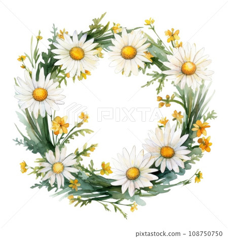 watercolor holly wreath with red berries on white watercolor holly wreath with red berries on white 108750750