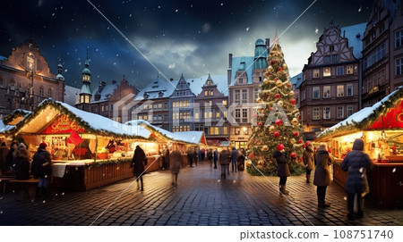 european christmas market 108751740