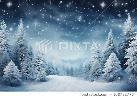 Chritmas landscape abstract background Chritmas landscape abstract background 108751776
