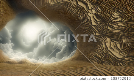 Storm scene paper craft style 4 108752913