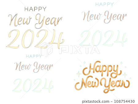 Title for New Year postcard [canva/AI illustration] 108754430
