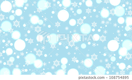 Snow and glitter background material Snow and glitter background material 108754895