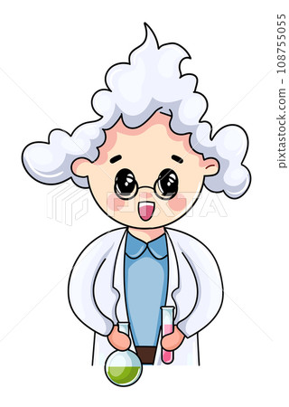 Cartoon scientist working in a laboratory with test tube and volumetric flaskCartoon scientist working in a laboratory with test tube and volumetric flask Cartoon scientist working in a laboratory with test tube and volumetric flaskCartoon scientist working in a laboratory with test tube and volumetric flask 108755055
