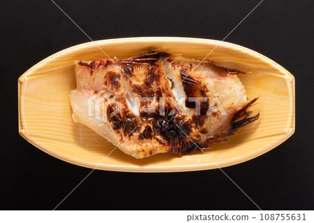 Grilled red fish with salt Grilled red fish with salt 108755631